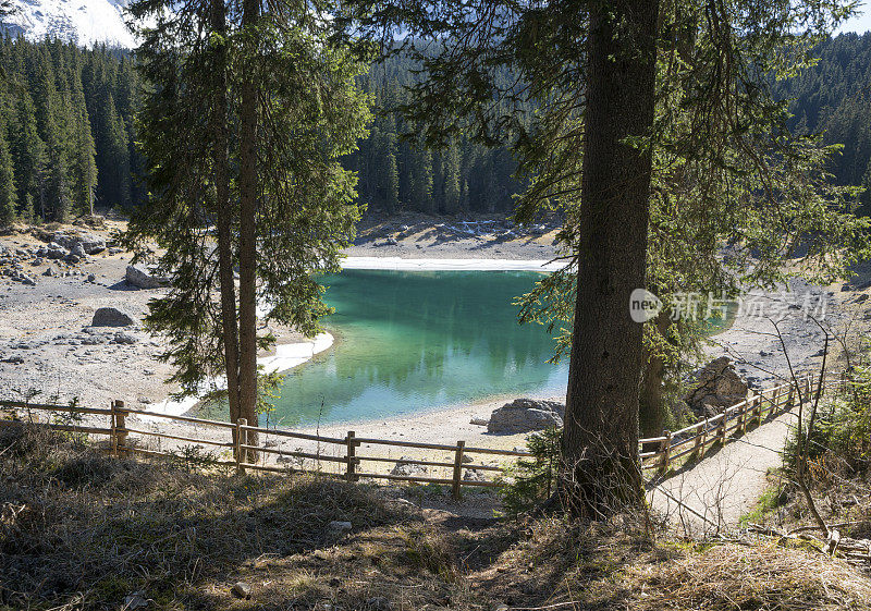 爱抚湖- Karersee, Trentino-Alto Adige，意大利